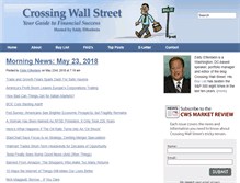 Tablet Screenshot of crossingwallstreet.com